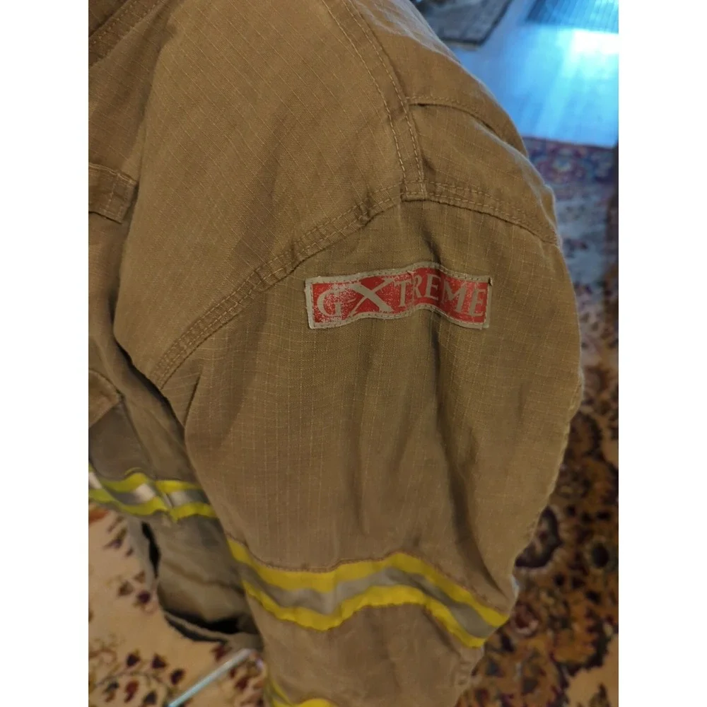 Vintage Retired Firefighter‎ Turnout JACKET FIRE COAT USED Size 40 X 32